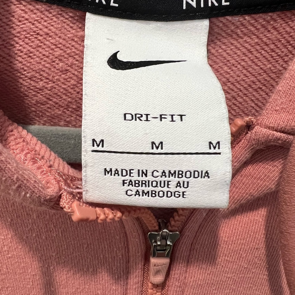 Nike Dri-FIT Pink Zip Up Hoodie Women’s M - Picture 2 of 3